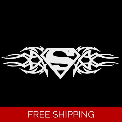 Superman tribal flames Die Cut Vinyl Decal sticker Superman tribal flames Die Cut Vinyl Decal sticker